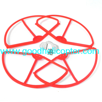 Wltoys V303 SEEKER Zreo Tech V303 Drone quadcopter parts Protection Cover (red color) - Click Image to Close